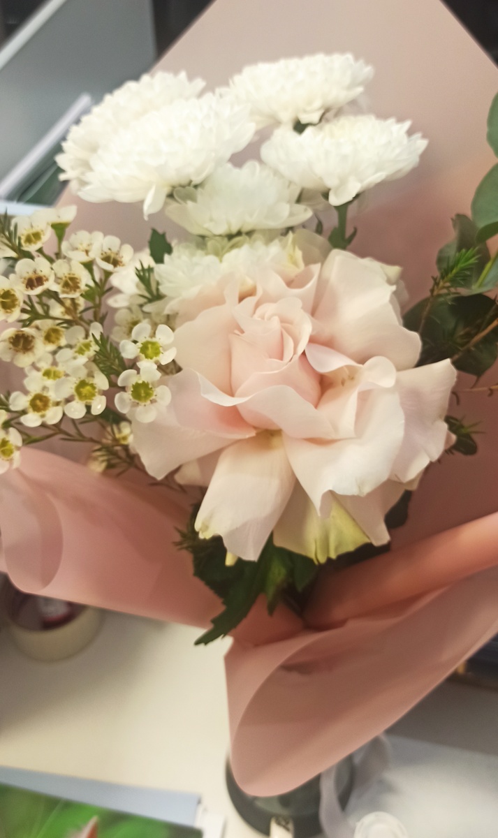 Букет с работы