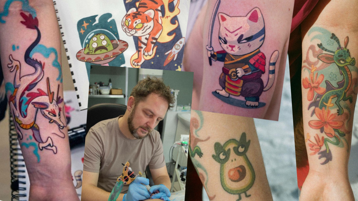 Тату-мастер Денис Кучеренко и Chicken Creators представляют... 