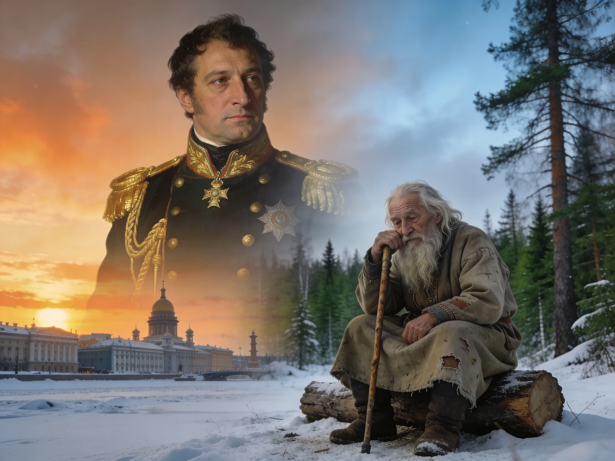  Он отказывался открывать своё прошлое. А на могиле написали: «Великий благословенный». Слишком много совпадений, чтобы их игнорировать. И слишком много тайн, чтобы их раскрыть. А в 1921-м большевики вскрыли склеп императора. Гроб был пуст.