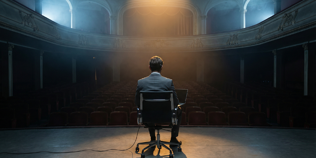 «Вы не самозванец. Вы просто играете спектакль для зрителя, который давно ушёл из зала»