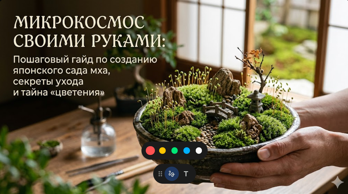 Пошаговый гайд по созданию японского сада мха