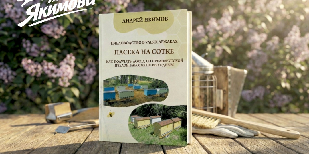 Пасека на сотке — книга о пчеловодстве для тех, у кого мало времени и земли