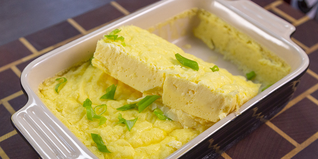 Нежный омлет в духовке