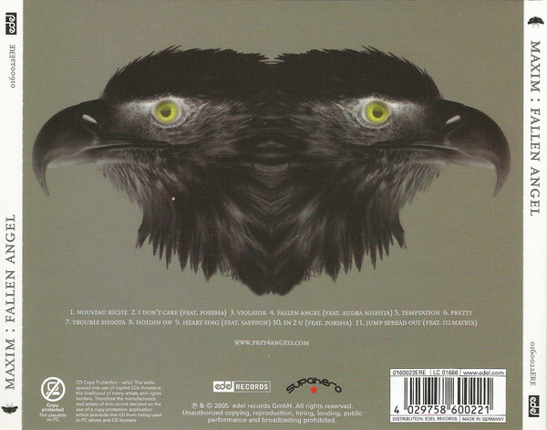 Задняя сторона обложки диска. 