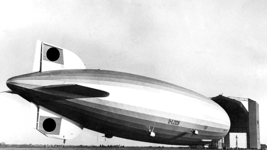 «Гинденбург» в 1936 году — время, когда дирижабль ещё выглядел триумфом техники.