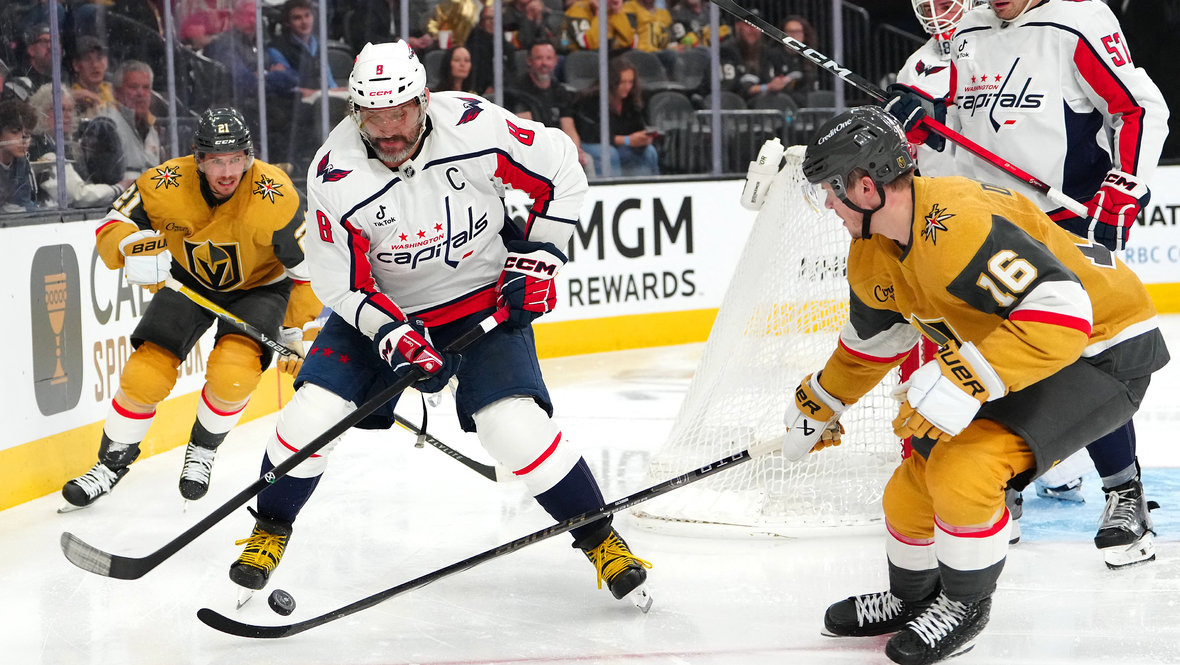    Нападающий «Вашингтона» Александр Овечкин в матче с «Вегасом» (5:4 Б).Imagn Images USA Today Sports