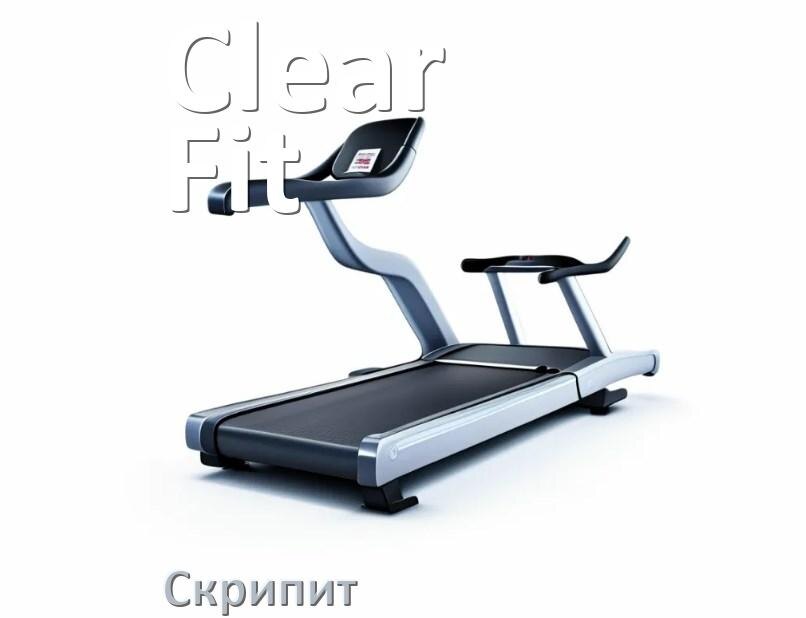 
Почему скрипит беговая дорожка Clear Fit при беге трещит и что делать