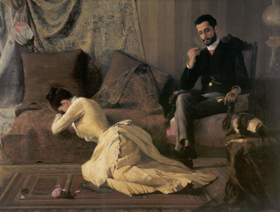 Белмиру де Алмейда «Размолвка», 1887 год. Из свободного доступа. 