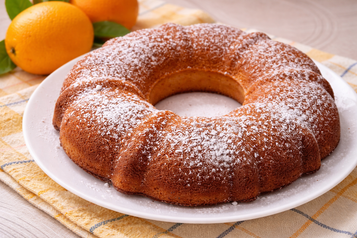 Апельсиновый кекс