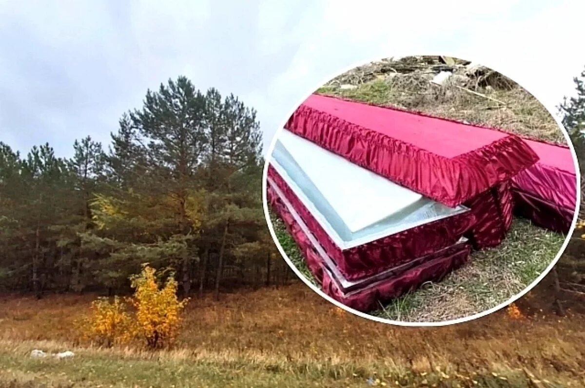    В Ростовской области в лесополосе обнаружили четыре новых гроба