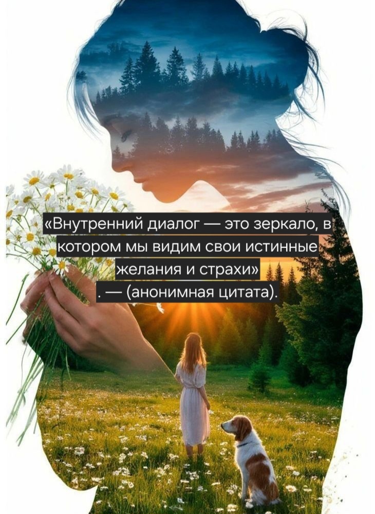 Порой, чтобы понять себя, нужно прислушаться к своему внутреннему голосу