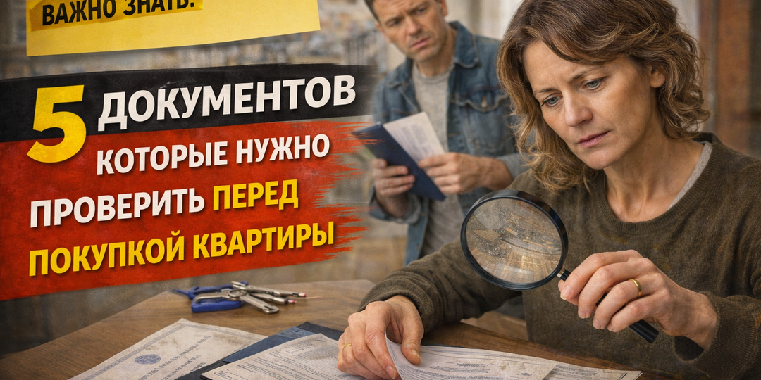5 документов, которые нужно проверить перед покупкой квартиры