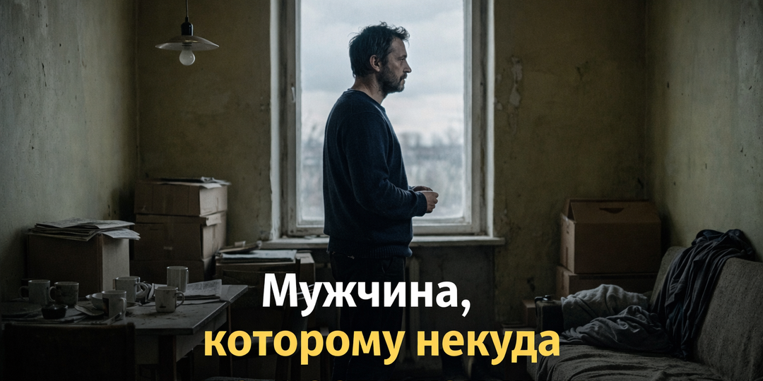 🏠 Мужчина, которому некуда привести женщину: почему квартира иногда говорит о человеке больше, чем анкета
