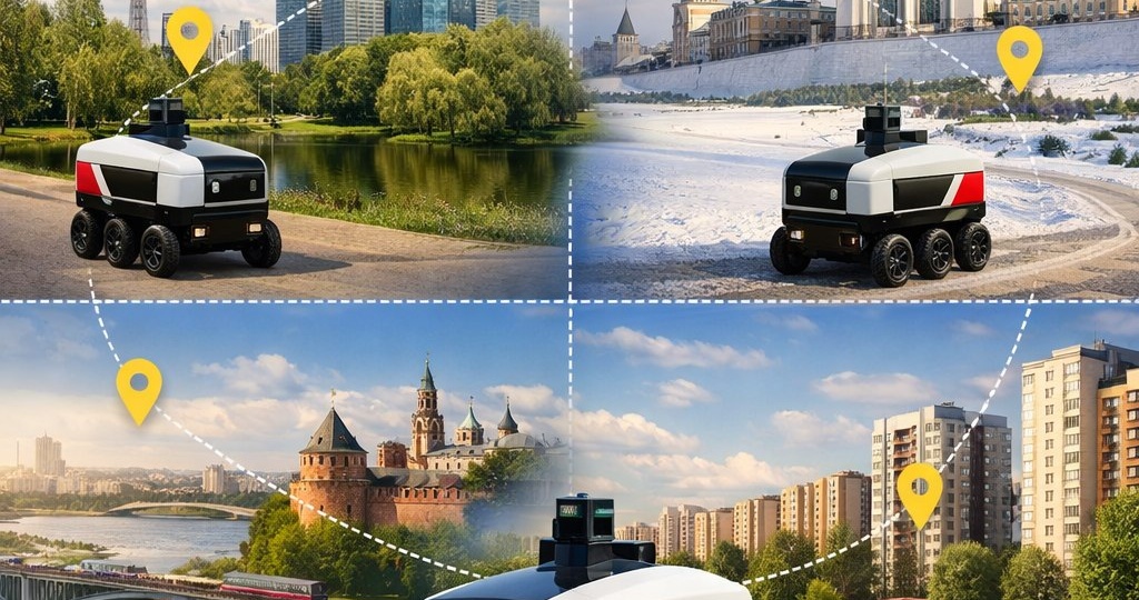 Роботы‑доставщики «Яндекса» выходят на новые территории: куда придёт рободоставка в ближайшее время