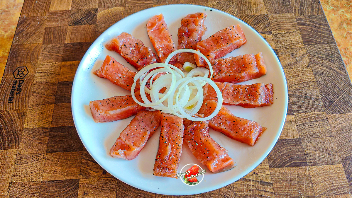 Быстрая малосольная горбуша