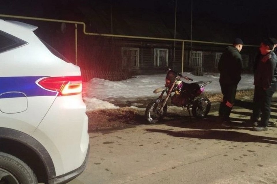    Питбайком управлял 14-летний подросток. Фото: региональная Госавтоинспекция