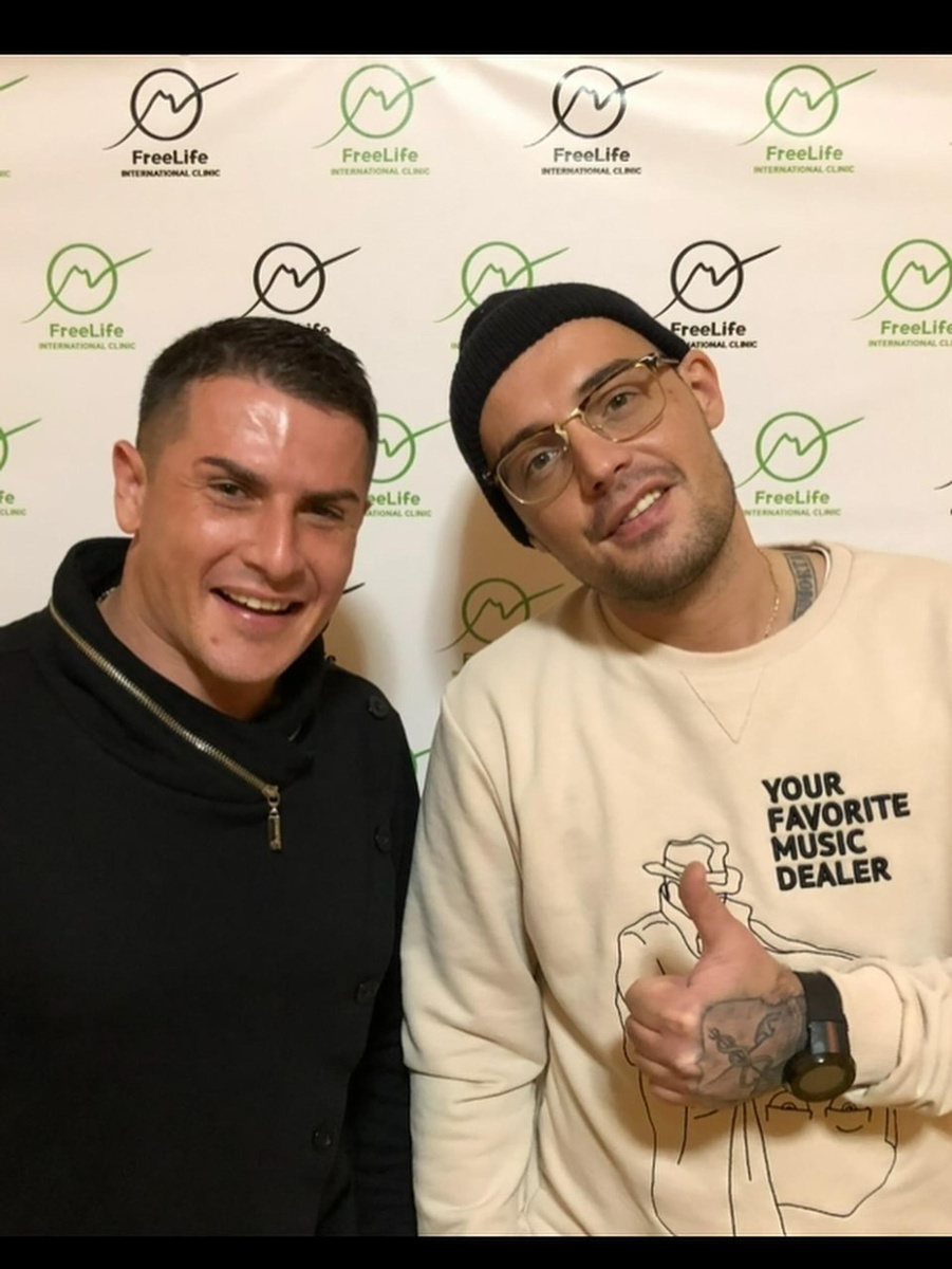    Гуф и Руслан Шнайдерман. Фото: Инстаграм (запрещён в РФ) @therealguf