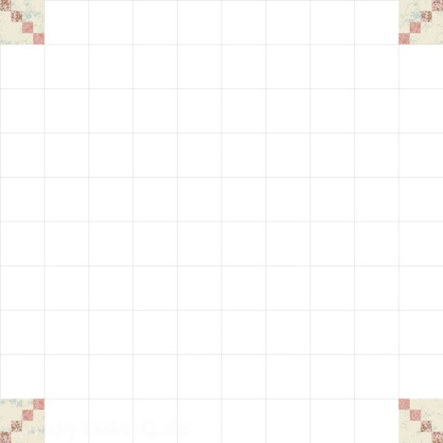 Расположение Блока 1 в проекте «Mystery Quilt 2020»