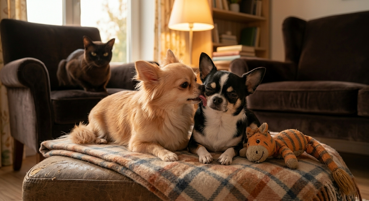 Прививки — это стресс для всех. Но иногда они показывают то, что скрыто в буднях: как ревнивый Тихон превращается в заботливую няньку для Дуси. Трогательная история с пользой. Читайте в блоге «Жизнь с лапками» 🐾❤️