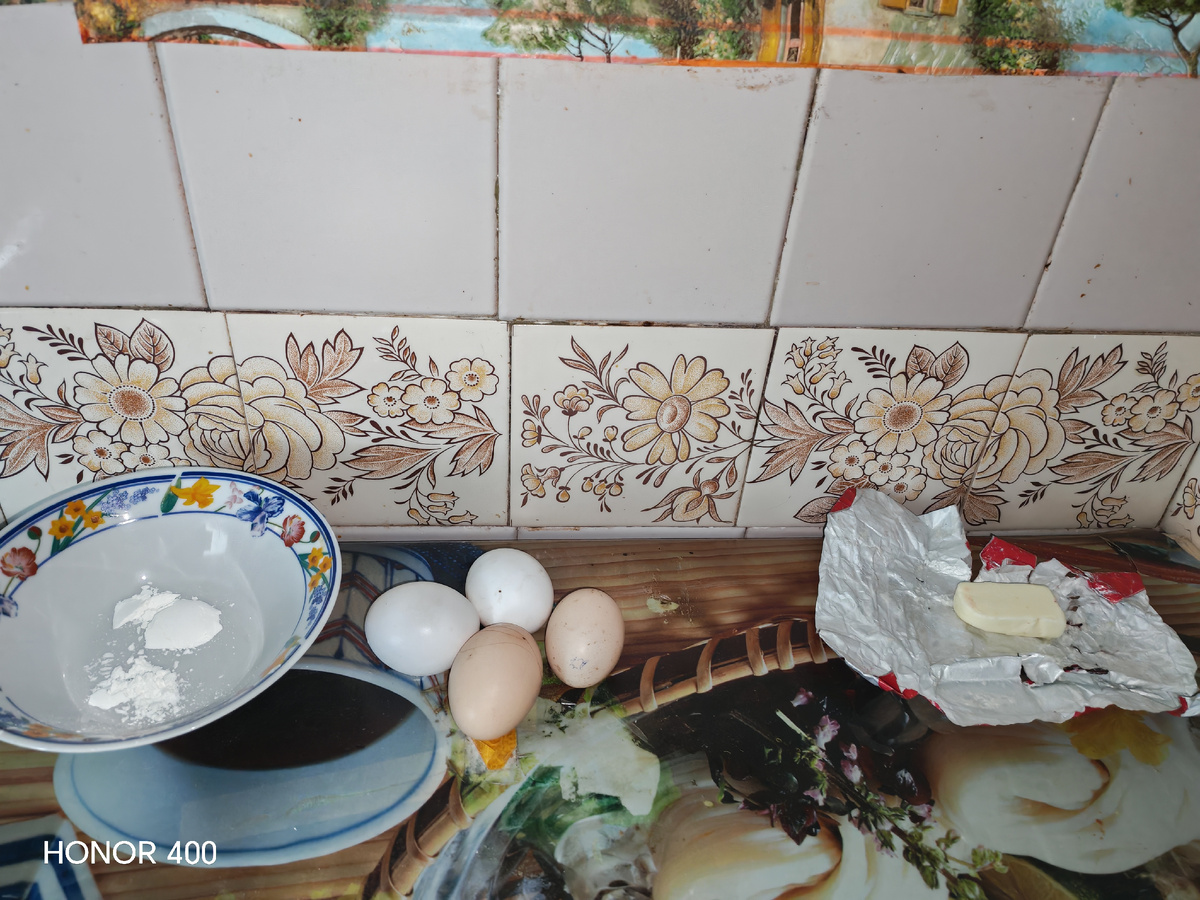 Продукты, необходимые для приготовления блюда