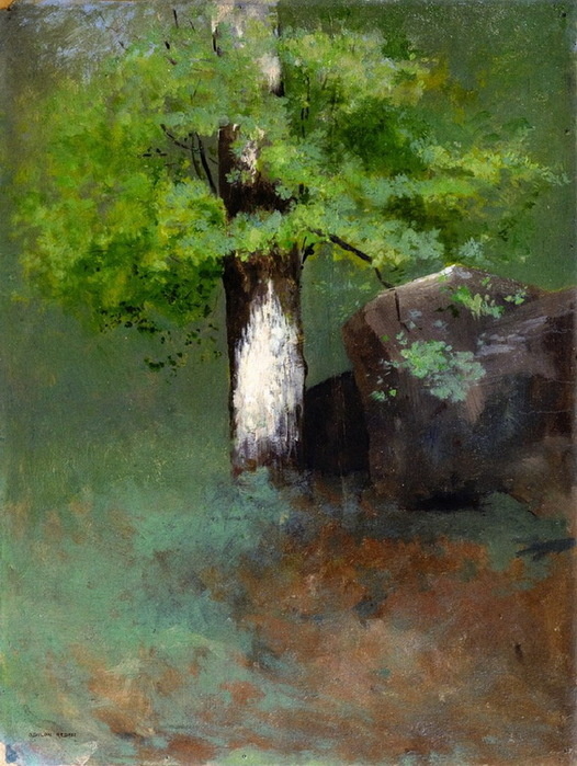Одилон Редон. Дерево. 1875