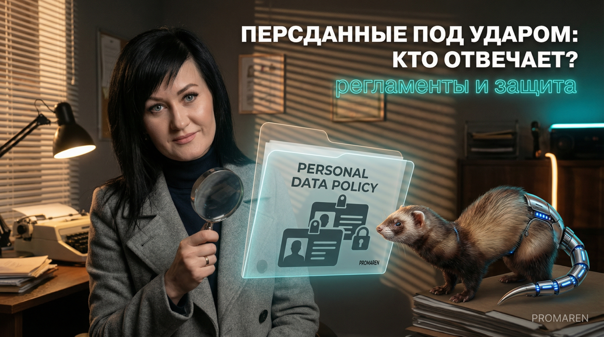    Ключевые организационные меры защиты персональных данных и список обязательных локальных актов компании | Марина Погодина, PROMAREN Марина Погодина