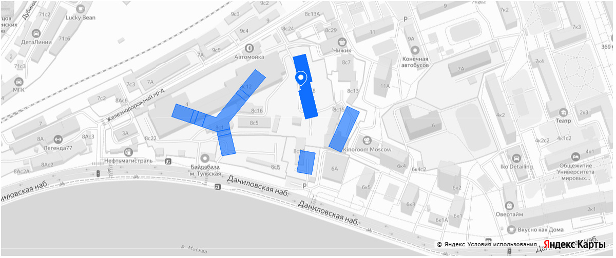 План размещения объектов капитального строительства, Даниловская наб., 8