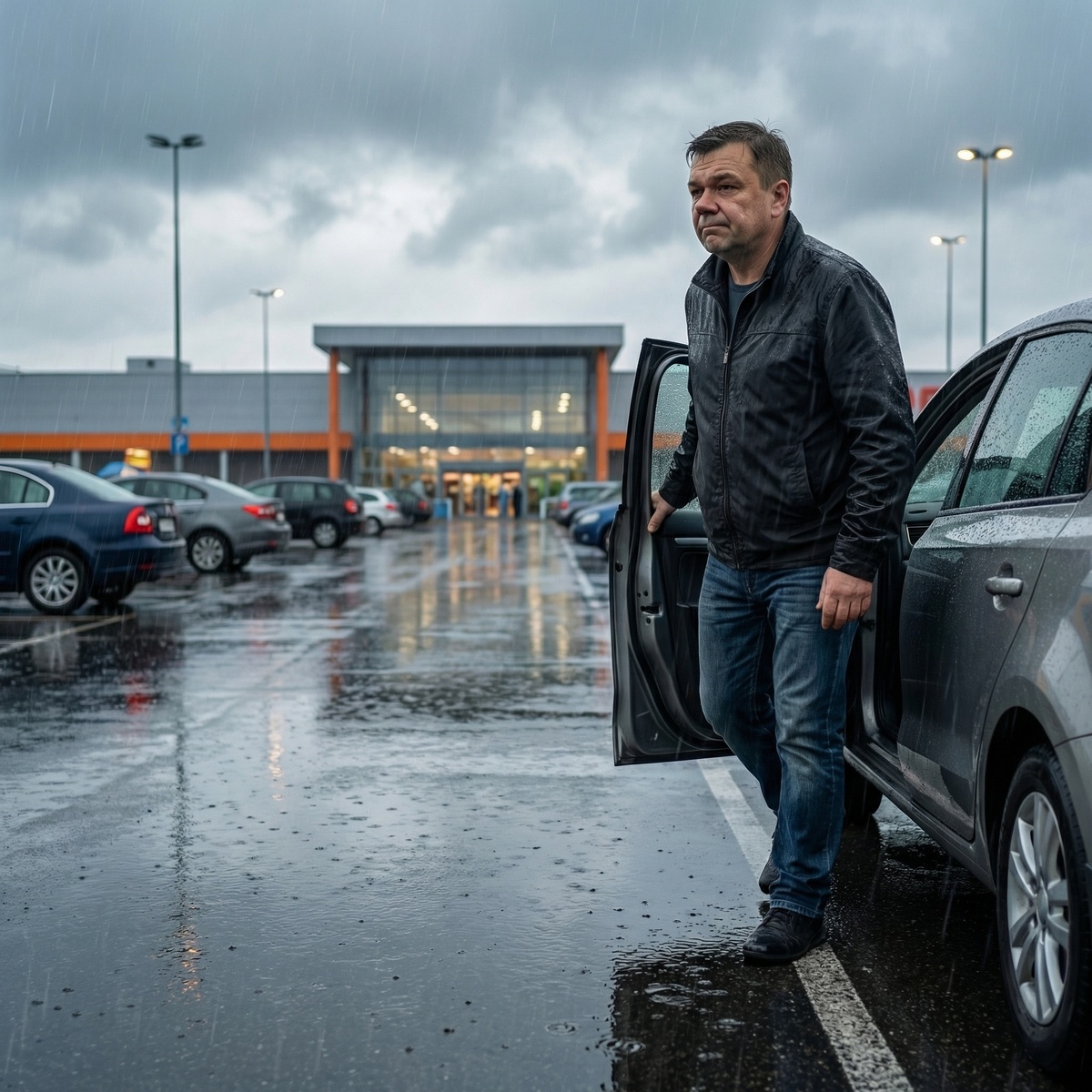 Похудитель под дождём