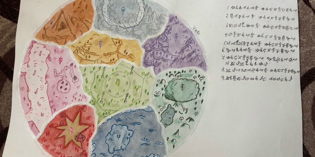 Карту Зартии из 5 сезона «Сказочного патруля» нарисовала Вика