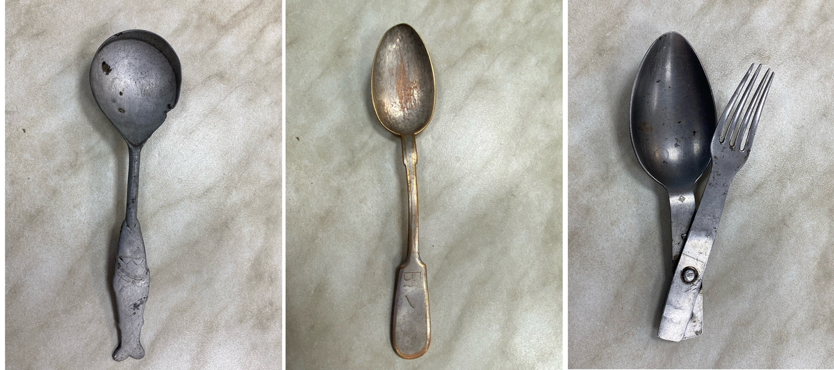 Ложки с Пулковских высот из школьного музея