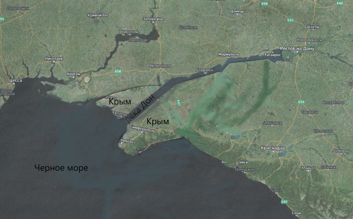 Около 10 тысяч лет назад Крымский полуостров был в составе материковой части юго-восточной Европы.