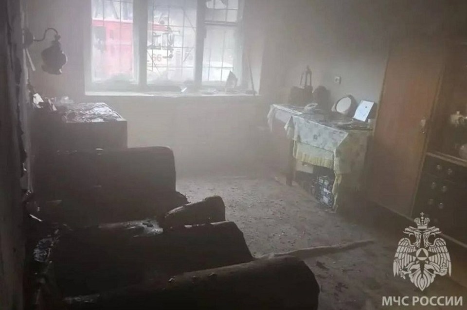    Пламя охватило два квадратных метра. Фото: ГУ МЧС по Свердловской области