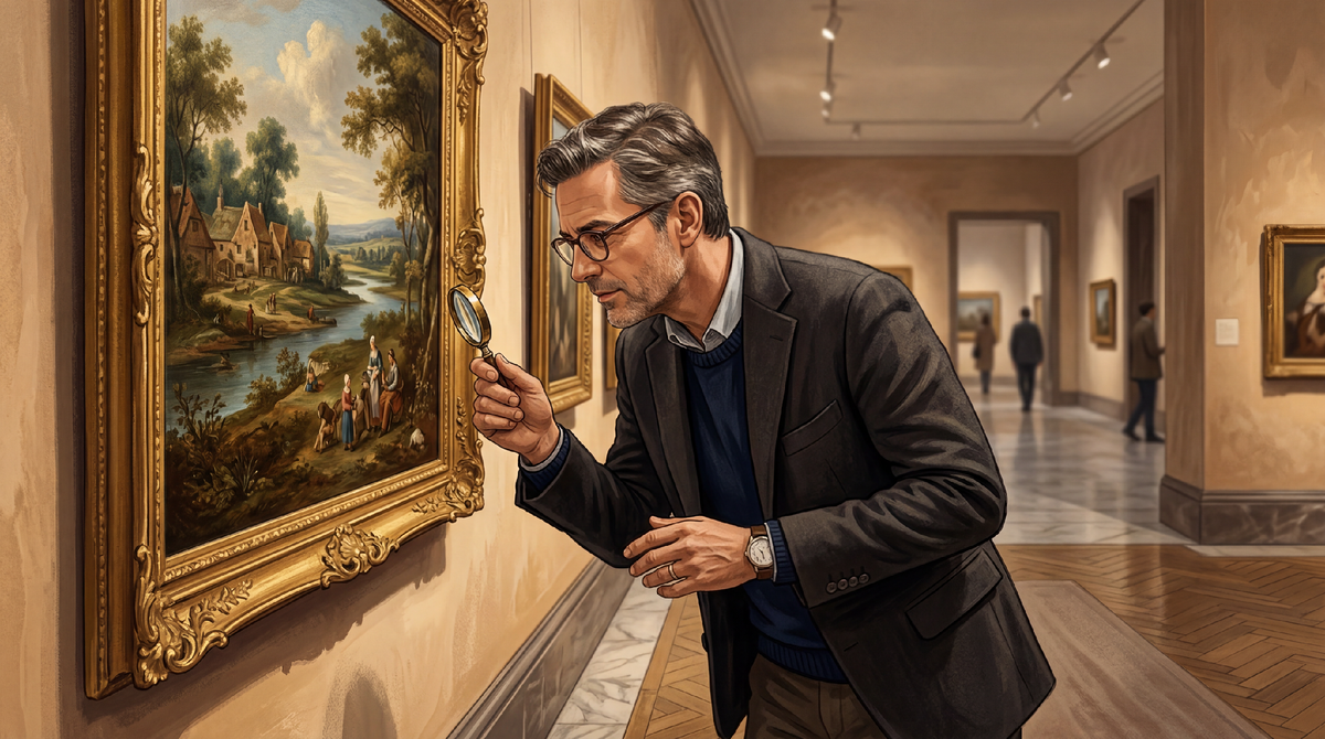 Если картина великая — она не только показывает, она подмигивает.