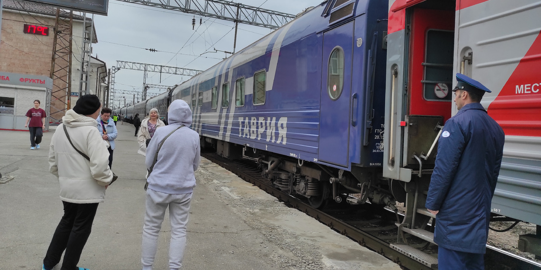 Репортаж из поезда √68, еду из Тамани