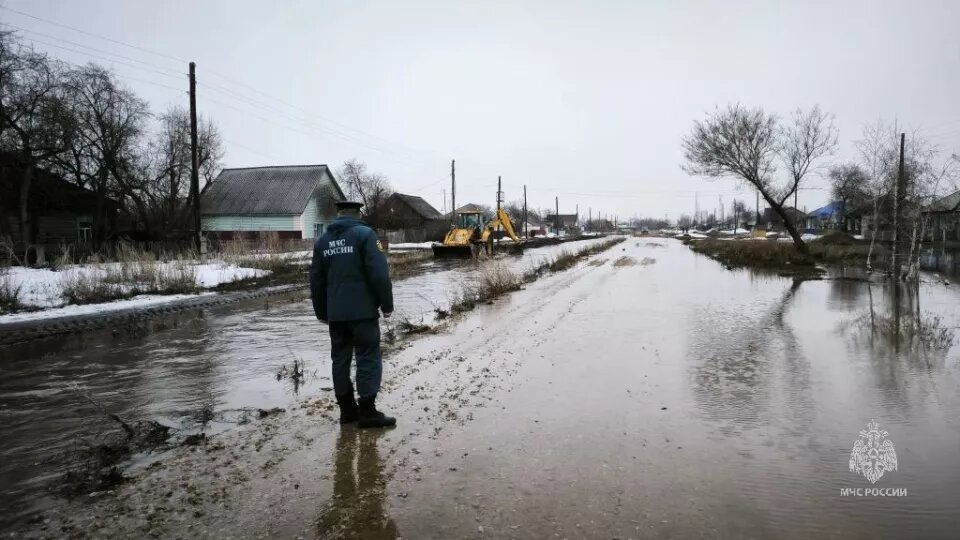    Весенние подтопления в Алтайском крае. Источник: max.ru/mchs_altkray