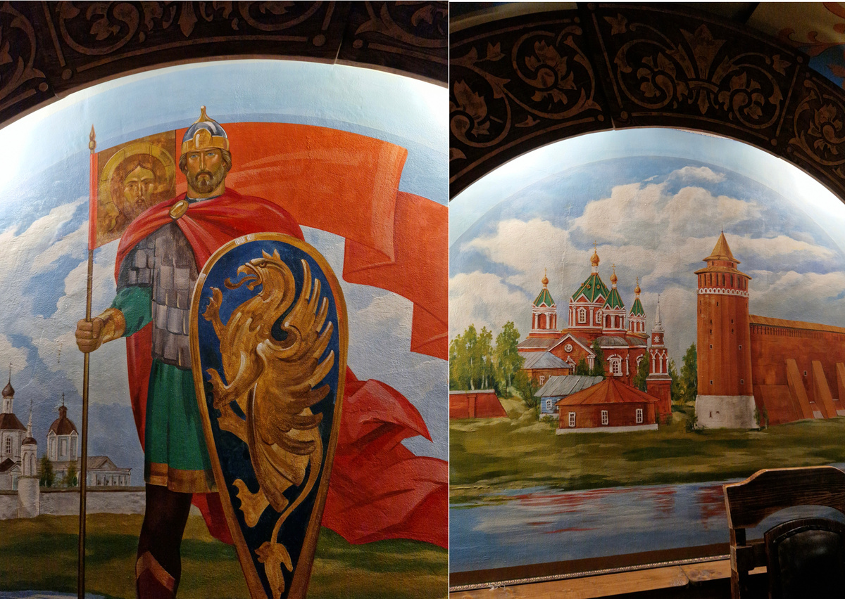 Так ресторан выглядит внутри.