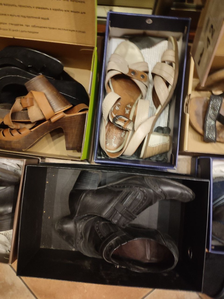 Небольшая часть залежей моей обуви 