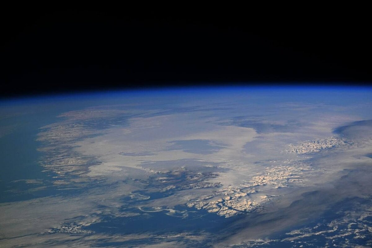      Гренландия с борта МКС