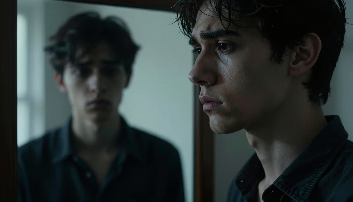 Фото ии. В зеркале он видел сильно похудевшего человека с тёмным цветом лица, и цвет этот был не от загара.