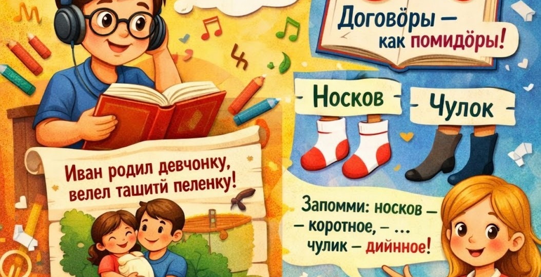Эффективные методы запоминания правил русского языка: мнемотехника для школьников и абитуриентов