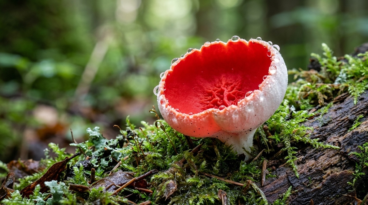 Саркосцифа алая|Полное лукошко