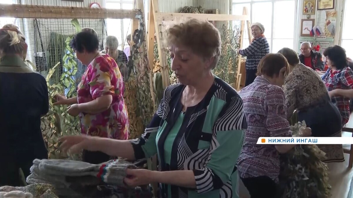     Небольшую мастерскую создали волонтеры Нижнего Ингаша для помощи бойцам СВО