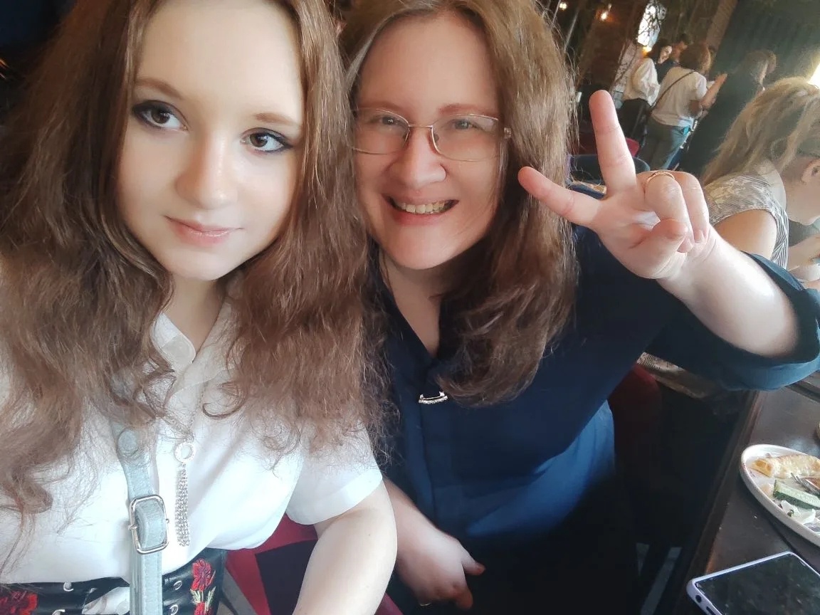 Мы с дочкой 