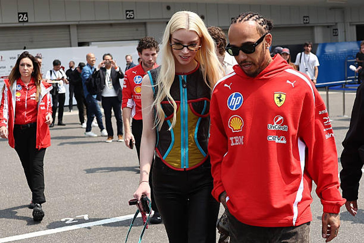    Льюис Хэмилтон и Аня Тейлор-Джой. Фото: getty images