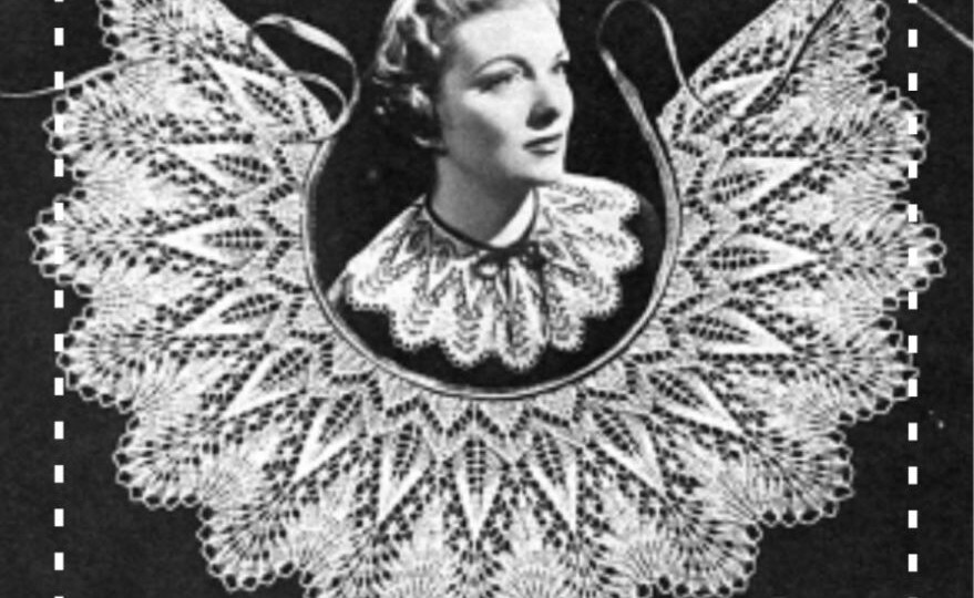 Воротничок шевалье (перевод схемы 1951 года)