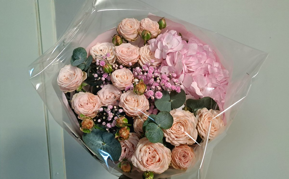 Один из субботних букетов.