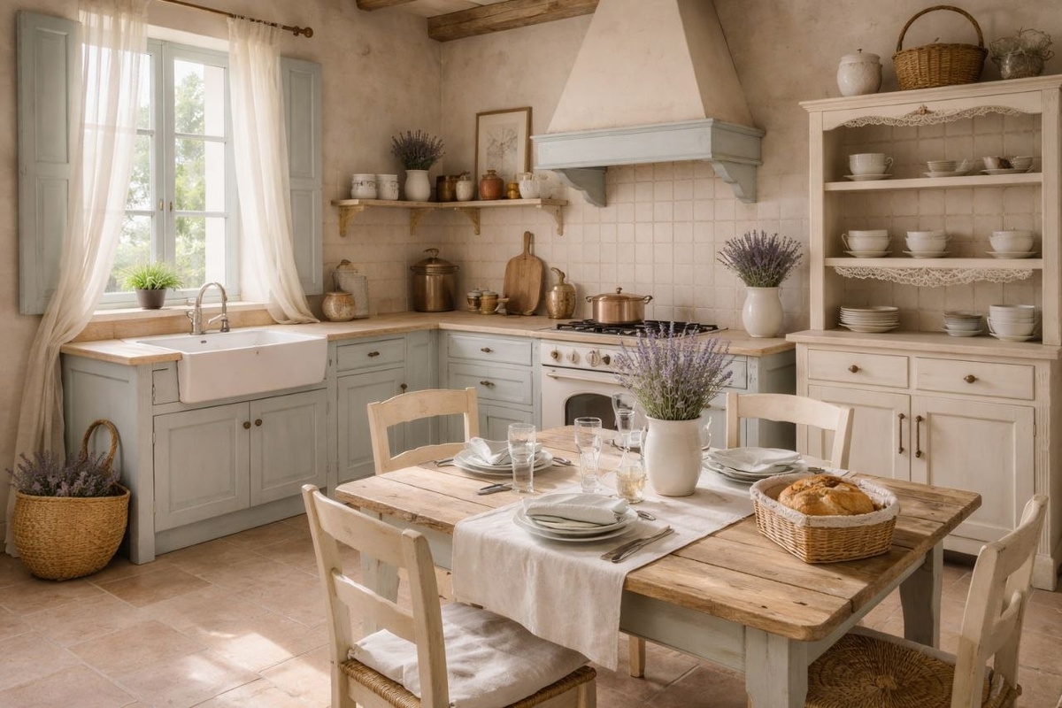 Пример кухни в стиле Прованс