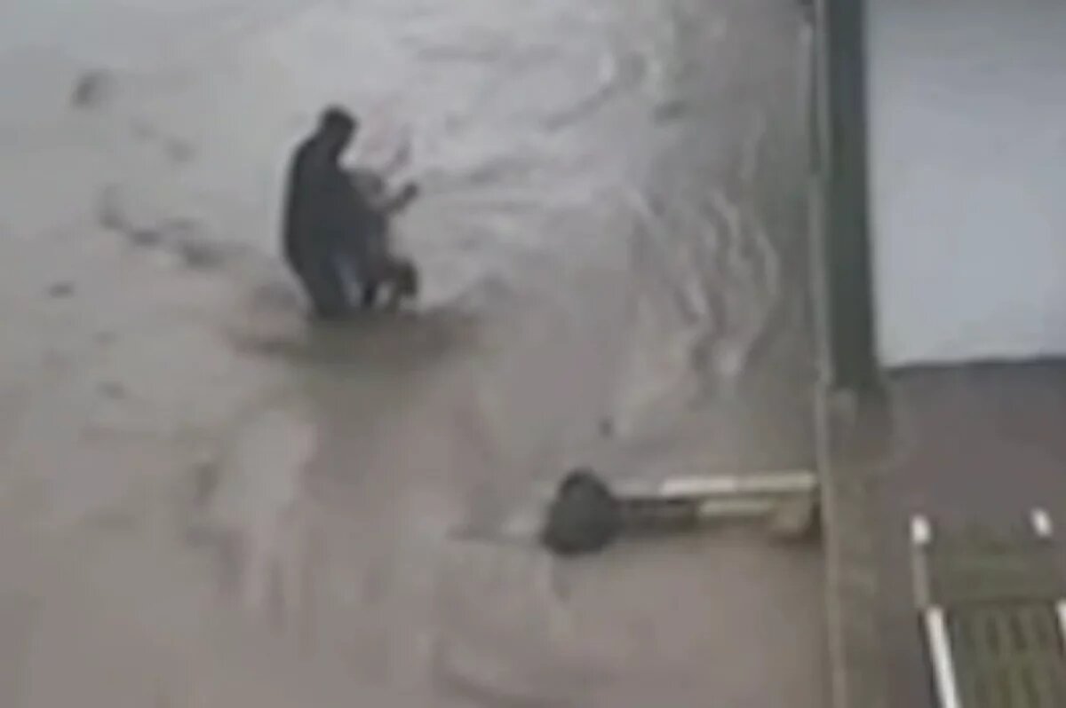    Мужчина мгновенно среагировал и вытащил ребёнка из воды.