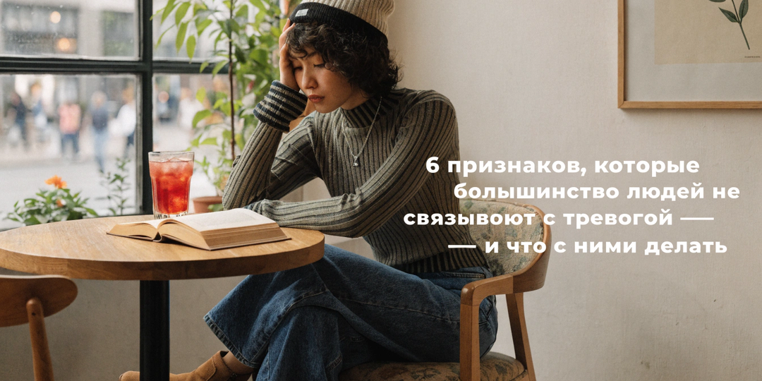 6 признаков, которые большинство людей не связывают с тревогой — и что с ними делать
