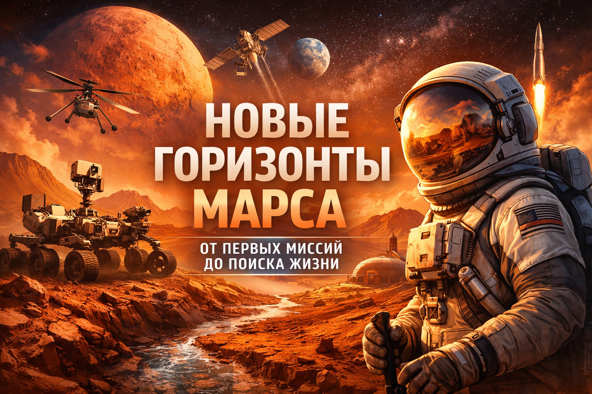 Новые горизонты Марса: от первых миссий до поиска жизни
